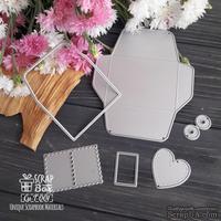 Нож для вырубки Конверт  Cu_T_001, TM ScrapBox - ScrapUA.com