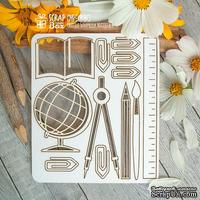 Чипборд ScrapBox - набор кaнцелярский Hc-006 - ScrapUA.com