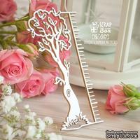 Чипборд ScrapBox - Метрика дерево Hc-057 - ScrapUA.com