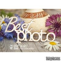 Чипборд ScrapBox - надпись Best Photo Hi-180 - ScrapUA.com