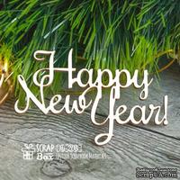 Чипборд ScrapBox - Надпись Happy New Year Hi-205 - ScrapUA.com