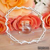 Чипборд ScrapBox - Тонкая, ажурная рамочка Hr-090 - ScrapUA.com