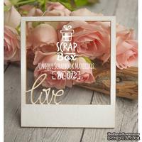 Чипборд ScrapBox - Слайд с надписью Love - ScrapUA.com