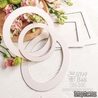 Чипборд ScrapBox - Набор простых рамок (5шт) Os-078 - ScrapUA.com