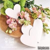 Чипборд ScrapBox - Три сердечка простых Os-080 - ScrapUA.com