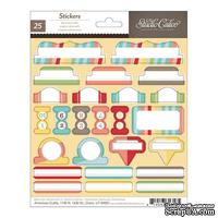 Набор наклеек Studio Calico - Snippets Stickers - Cardstock Decorative Tabs - ScrapUA.com