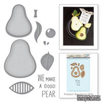 Нож для вырубки+штампы от Spellbinders - The "Pearfect" Avocado