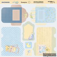 Лист двусторонней бумаги от Scrapmir - Конверты - Little Bear, 20х20см - ScrapUA.com