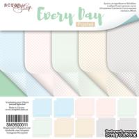 Набор двусторонней бумаги от Scrapmir  - Every Day (Pastel), 30х30см, 10 листов - ScrapUA.com