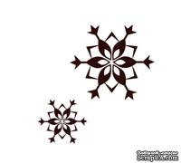 Набор акриловых штампов Christmas Stamp Snowflakes SR006 Снежинки, 2 штуки - ScrapUA.com