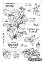 Набор акриловых штампов от Flourishes - Strawberries Stamp Set - ScrapUA.com