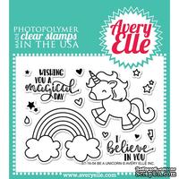 Акриловый штамп Avery Elle - Be A Unicorn Clear Stamps