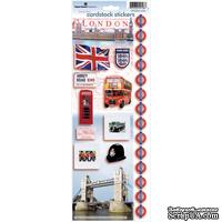 Наклейки от Paper House Cardstock Stickers 4.625&quot;X13&quot; -  London, 11х33 см - ScrapUA.com