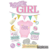 Наклейки от Paper House - 3D Stickers - Baby Girl, 11,4x21,5 см - ScrapUA.com