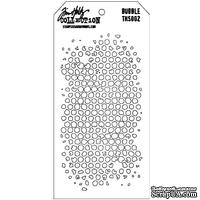 Маска Ranger - Tim Holtz - Layering Stencil - Bubble, 13х20 см - ScrapUA.com