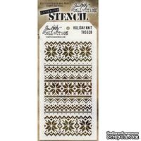 Маска Ranger - Tim Holtz - Layering Stencil - Holiday Knit, 13х20 см