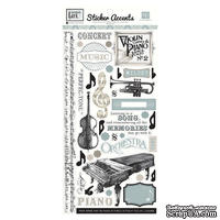 Наклейки от Echo Park - Melody of Life Collection - Cardstock Stickers, 15х30 см - ScrapUA.com