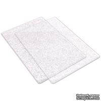 Пластины от Sizzix - Big Shot Cutting Pads -  Clear W/Silver Glitter, 2 шт.