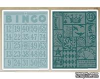 Набор папок для тиснения Sizzix Texture Fades Embossing Folders - Bingo & Patchwork Set, 2 шт.