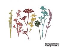 Ножи от Tim Holtz Alterations - Thinlits - Wildflowers Die Set 7 Pack, Полевые цветы, 7 штук