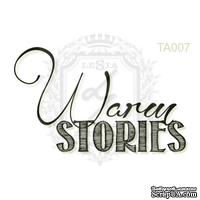 Акриловый штамп Lesia Zgharda TA007 Warm STORIES, размер 4.2х2.6 см