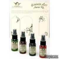 Набор спреев для штампинга Tattered Angels Glimmer Mist &quot;Bright&quot; Starter Kit! 4 шт. по 30мл  - ScrapUA.com