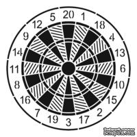 Маска The Crafter&#039;s Workshop - Mini Template Dartboard, 15х15 см - ScrapUA.com