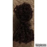 Волосы для куклы Tilda, цвет черный (брюнет) - ScrapUA.com