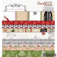 Набор двусторонней бумаги Teresa Collins - Candy Cane Lane - Pad, размер 15х15 см