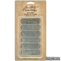 Полосы металлические от  Tim Holtz - Idea-ology -  Metal Quote Bands, 1,9x5,7 см