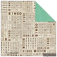 Лист скрапбумаги от Echo Park - Bingo, This &amp; That Graceful, 30х30 см - ScrapUA.com