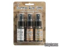 Набор красок-спреев Ranger - Tim Holtz - Distress - Mica Spray Set - 1 oz - 3 Pack - ScrapUA.com