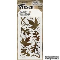 Маска Tim Holtz  - Stampers Annon Layered Stencil 4.125&quot;X8.5&quot; - Autumn - Осень - ScrapUA.com