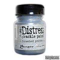 Краска-кракелюр Ranger - Distress Crackle Paint -  Brushed Pewter