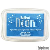 Чернила Tsukineko Radiant Neon Ink Pad - Electric Blue