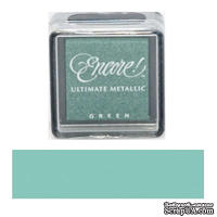 Чернила Tsukineko Encore Ultimate Metallic Small Ink Pad - Green