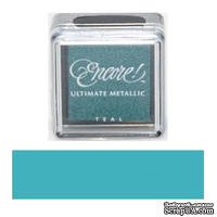 Чернила Tsukineko Encore Ultimate Metallic Small Ink Pad - Teal