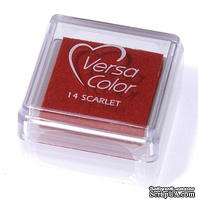 Пигментные чернила Tsukineko - VersaColor Small Pads Scarlet - ScrapUA.com