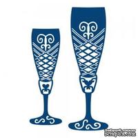 Tattered Lace Die - Champagne Glasses - Бокалы для шампанского