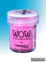 Пудра для эмбоссинга Wow Fluorescent Tickled Pink - Regular, 15 мл. - ScrapUA.com