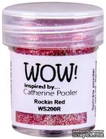 Пудра для эмбоссинга Wow - Rockin' Red - Catherine Pooler Exclusive, 15 мл.