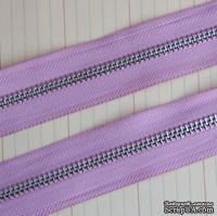 Тесьма с молнией Zipper Trim - Lilac Pink, цвет сиреневый, ширина 13 мм, длина 90 см