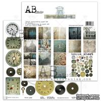 Набор бумаги от ABstudio - "Behind closed doors"- scrapbooking paper set 8x 30х30см + bonus