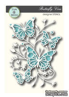 Маска от Memory Box - Butterfly Vine Memory Box Stencil 