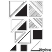 Штампы от Memory Box - Looking For Mr. Right Triangle clear stamp set