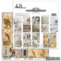 Набор бумаги от ABstudio - "Rustical journey"- scrapbooking paper set 8x 30х30см + bonus