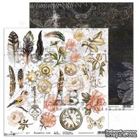 Лист скрапбумаги от ABstudio - Scrapbooking Paper "Dreamland"- Flowerful Life-3/4