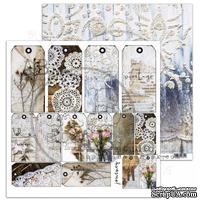 Лист скрапбумаги от ABstudio - Scrapbooking paper "Rustical journey" sheet 3- A magical moment - 30х30см