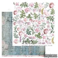 Лист скрапбумаги от ABstudio - Scrapbooking paper "Shabby love symphony"- sheet 4 - 30х30см