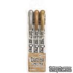 Tim Holtz Distress Crayon Set Metallics, 3 шт. - ScrapUA.com